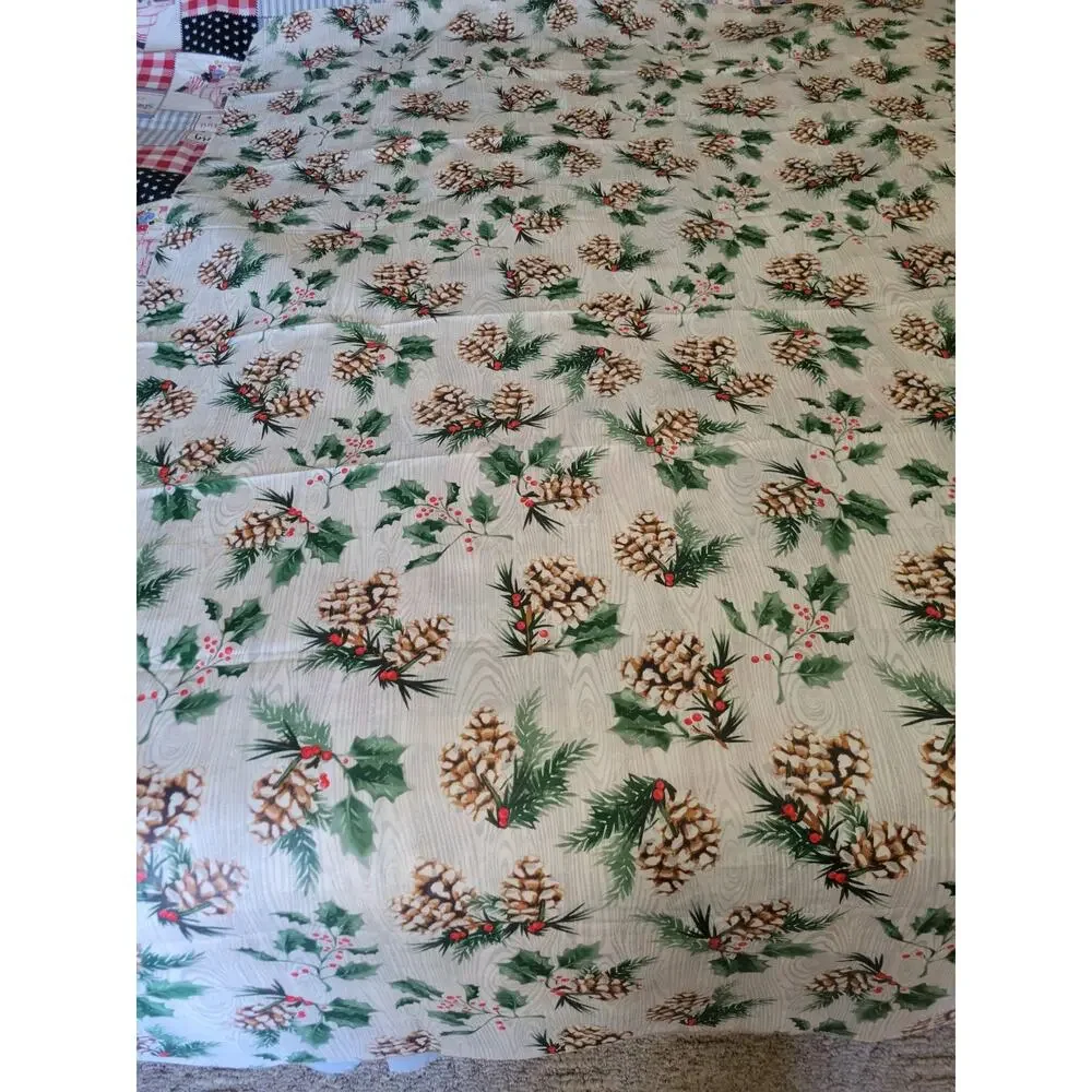 Holiday Tablecloth Bundle 3 Fall Autumn Christmas Patriotic Vinyl Decor 52 x 70